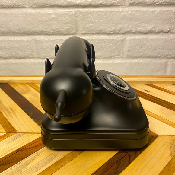 Grand Pottery Barn Cordless Black Phone and Handset Retro Wireless Untested - Picture 3 of 11